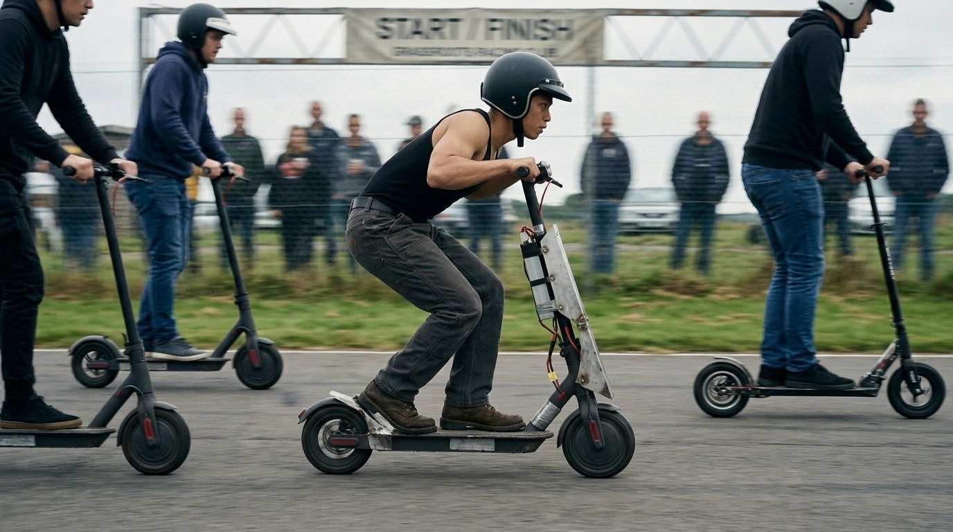 Shot 6: Amateur race track
