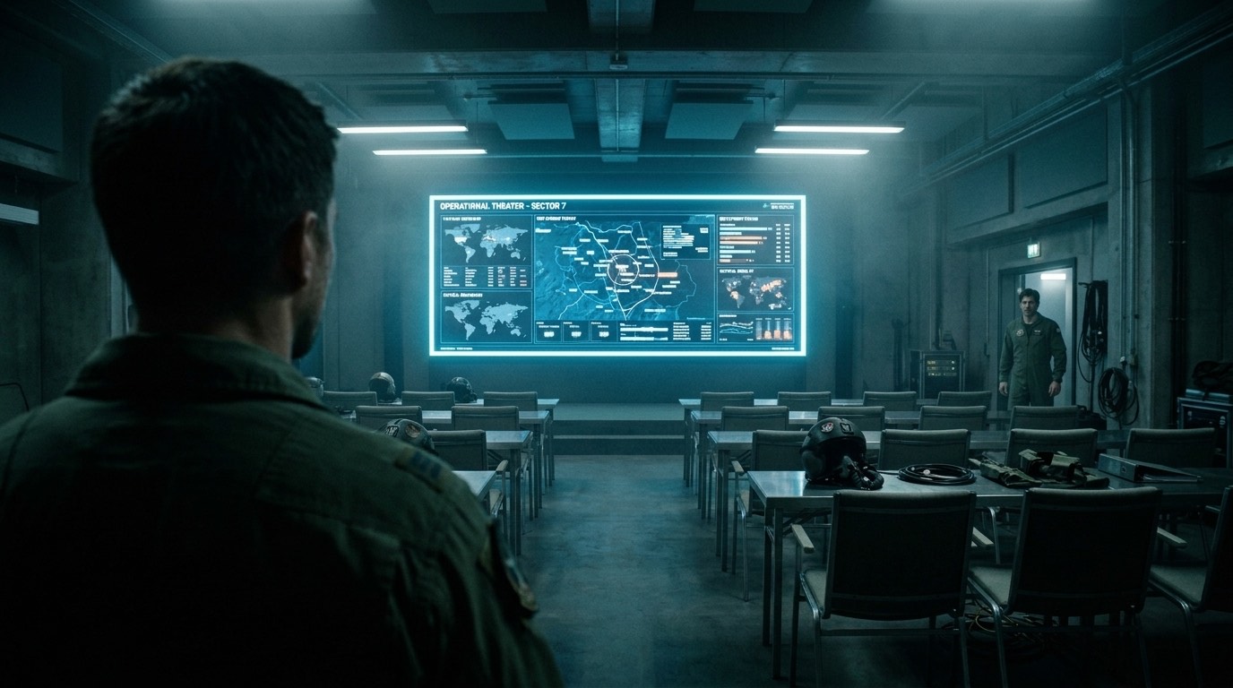 Cockpit interior, pre-flight