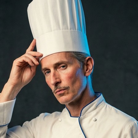 Chef Dubois — face reference close-up
