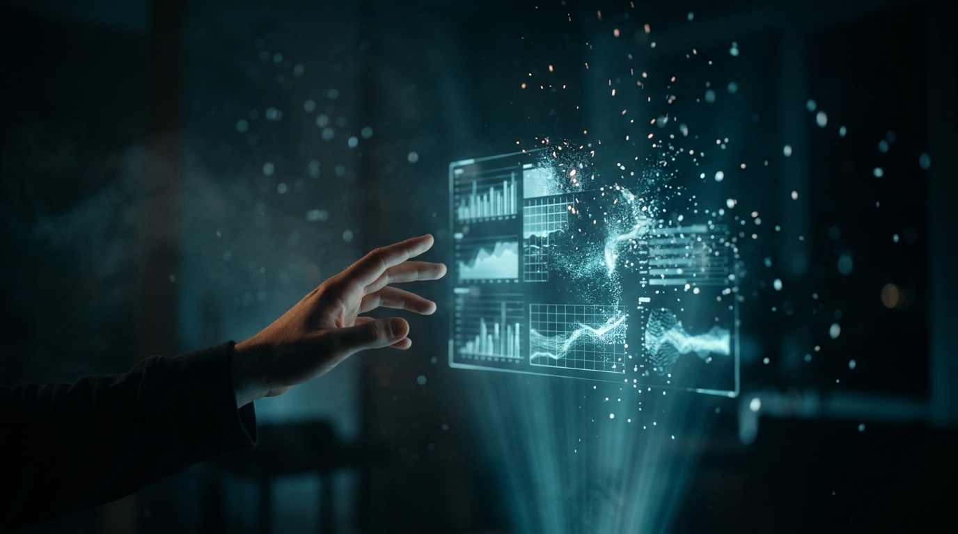 Concrete corridor with light